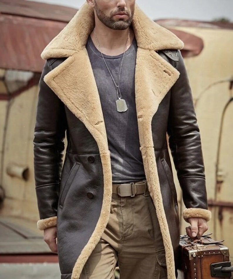 How Men's Sheepskin Leather Jackets Became a Fashion Icon