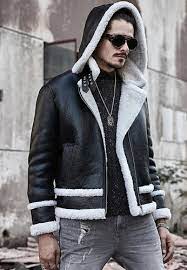Cozy and Stylish: Embrace Winter with a Men's Leather Shearling Jacket