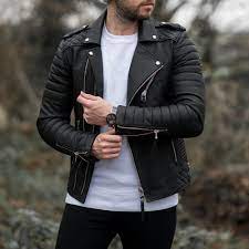 How to Style Your Men's Leather Biker Jacket like a Pro