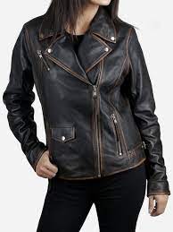 Rebel with Style: Embrace Your Edgy Side with Women's Leather Biker Jackets