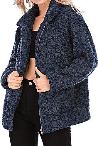 Women's Faux Fur Jacket Shaggy Jacket Winter Fleece Coat