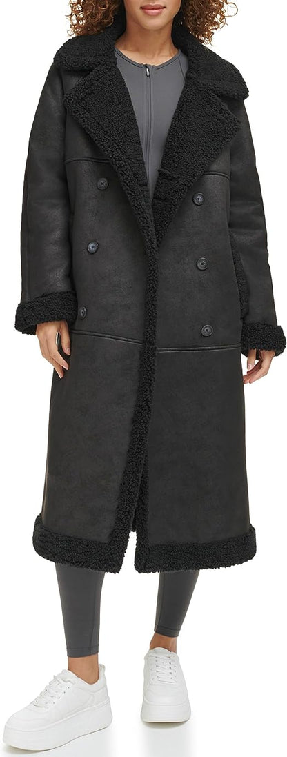 Levi's Women's Faux Shearling Long Coat