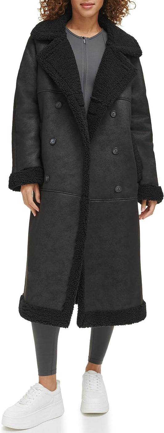 Women's Faux Shearling Long Coat Levi's