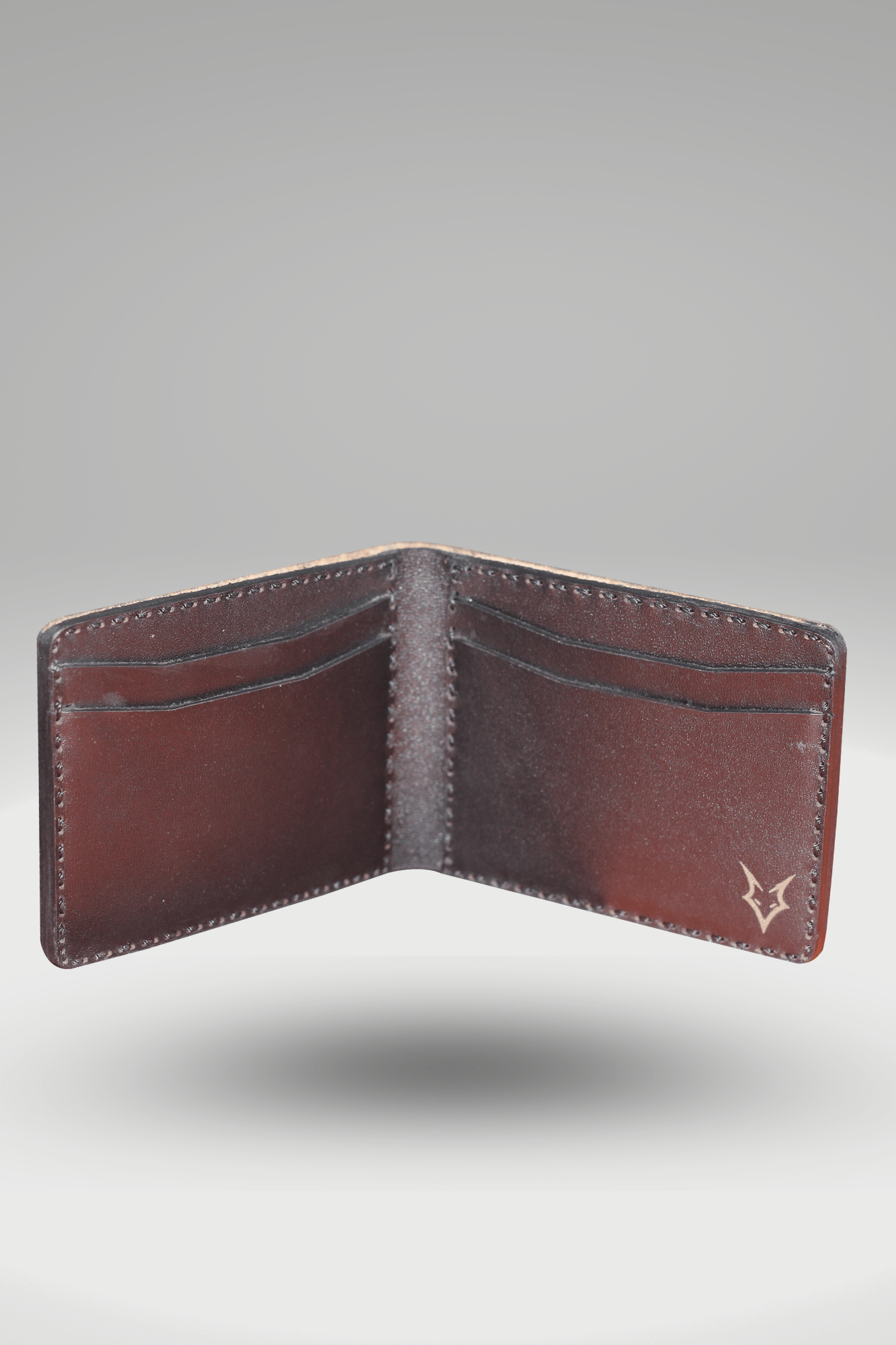 Men's Cubic Crocodile Textured Genuine Cowhide Leather Wallet In Maroon | Bifold Hand-Made Leather Mini Wallet