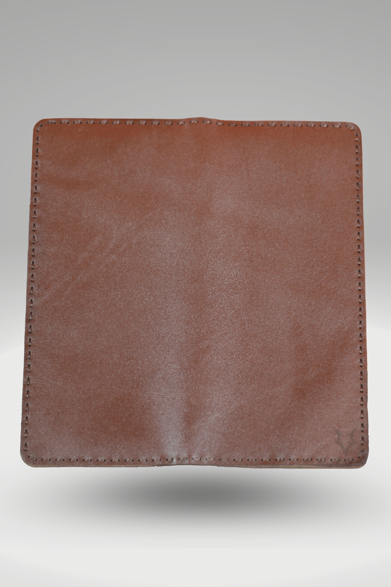 Unisex Soft Genuine Cowhide Leather Wallet In Brown | Bi-fold Hand-Stitched Leather Long Wallet