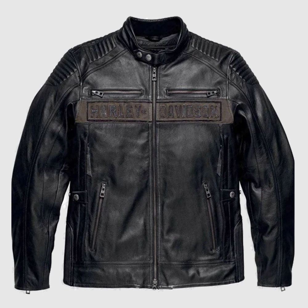 Harley Davidson Men's Asylum Motorcycle Leather Jacket