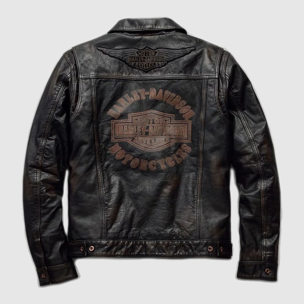 Men’s Digger Slim Fit Harley-Davidson Leather Jacket