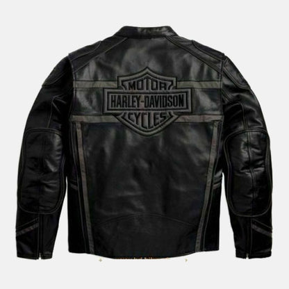 Men’s Luminator 360 Black Harley Davidson Leather Jacket