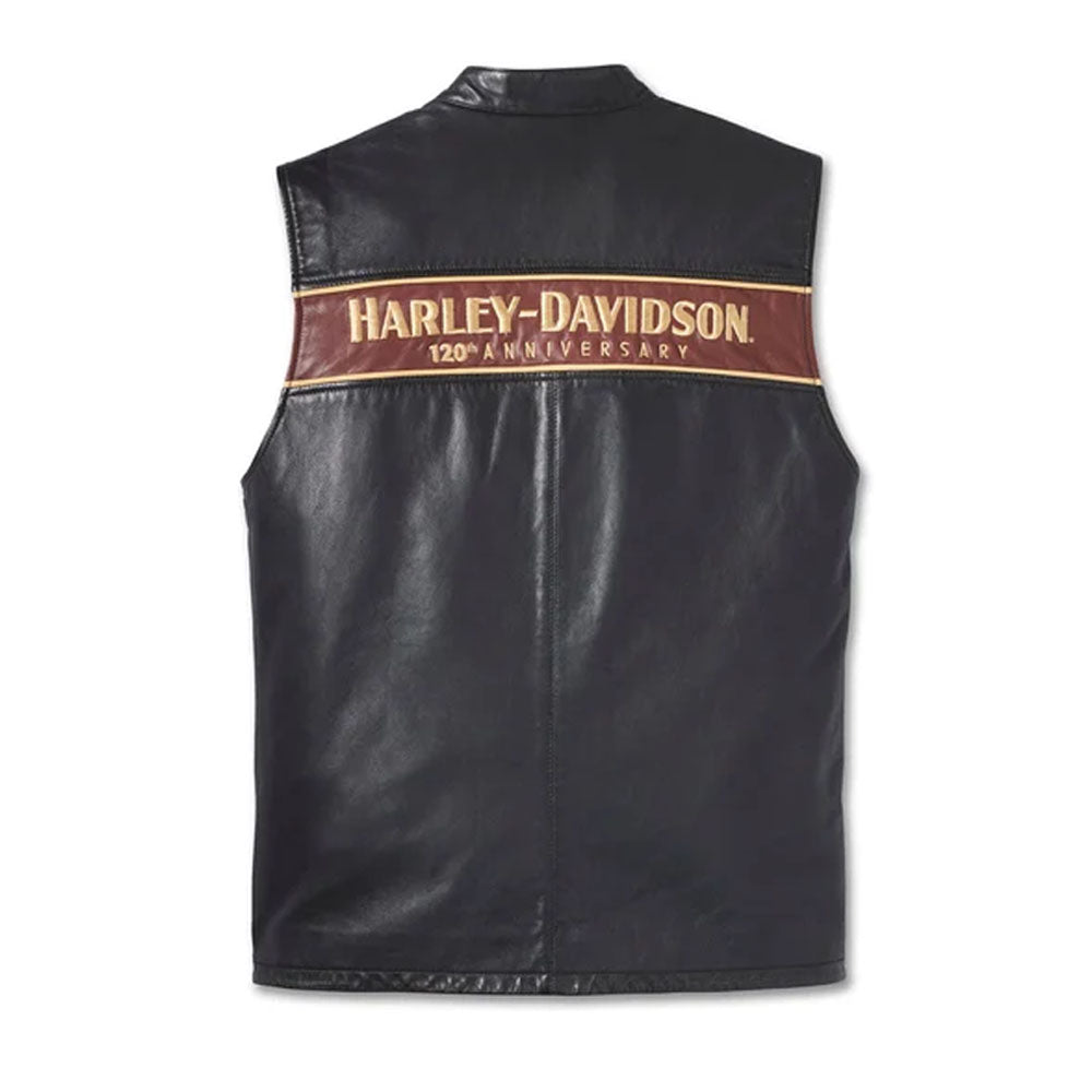 Harley Davidson 120th Anniversary Leather Vest