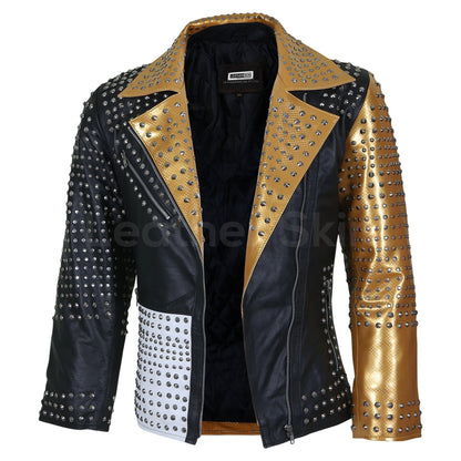 Spikes And Studded Leather Jackets