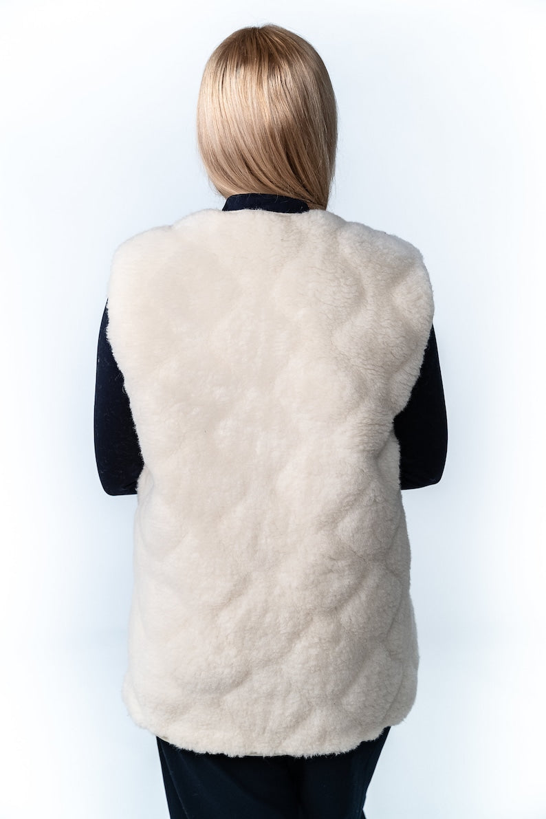 Women's Soft and Warm Merino Wool Vest
