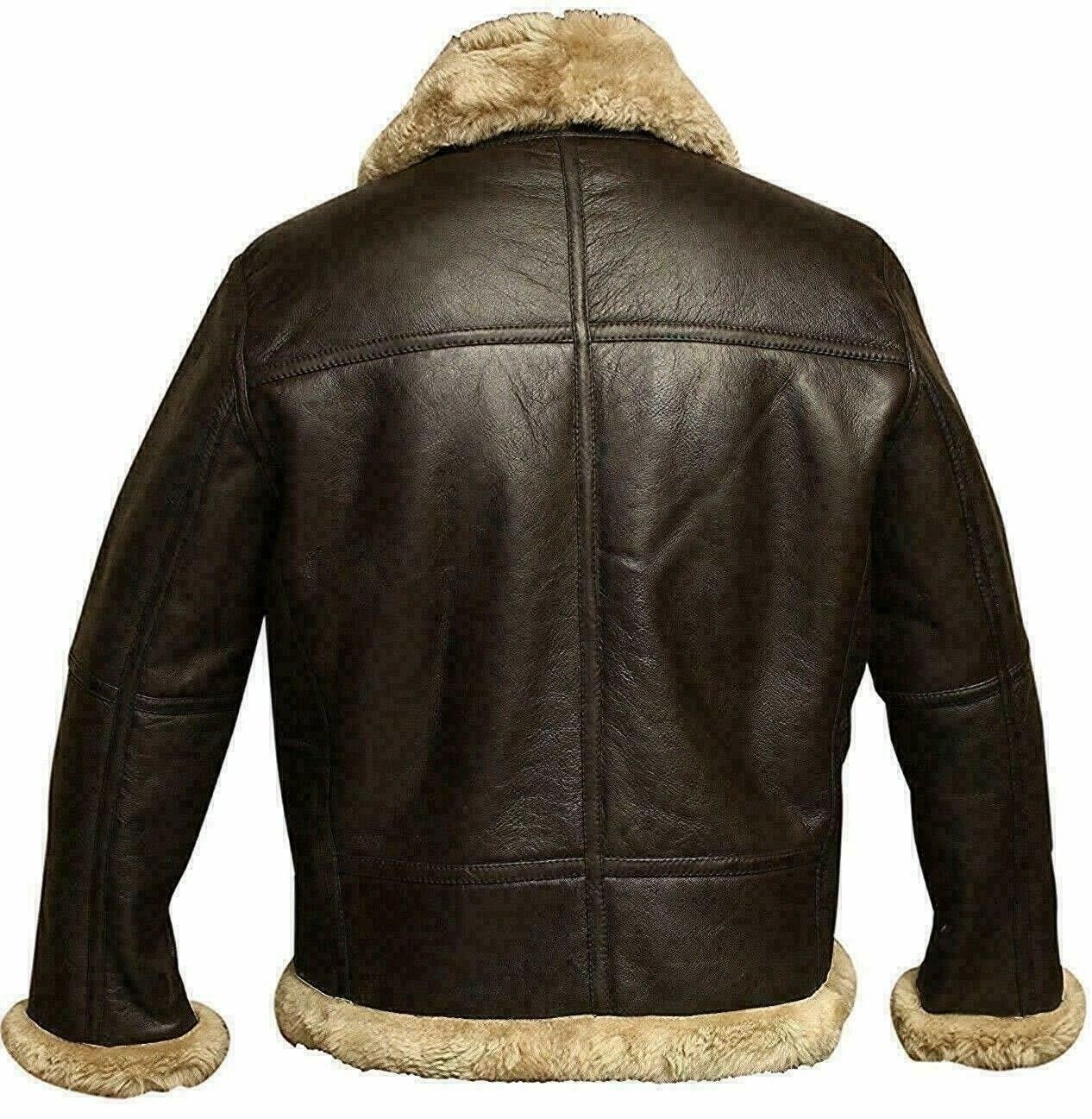 Men's  B3 Bomber Shearling Leather Jacket