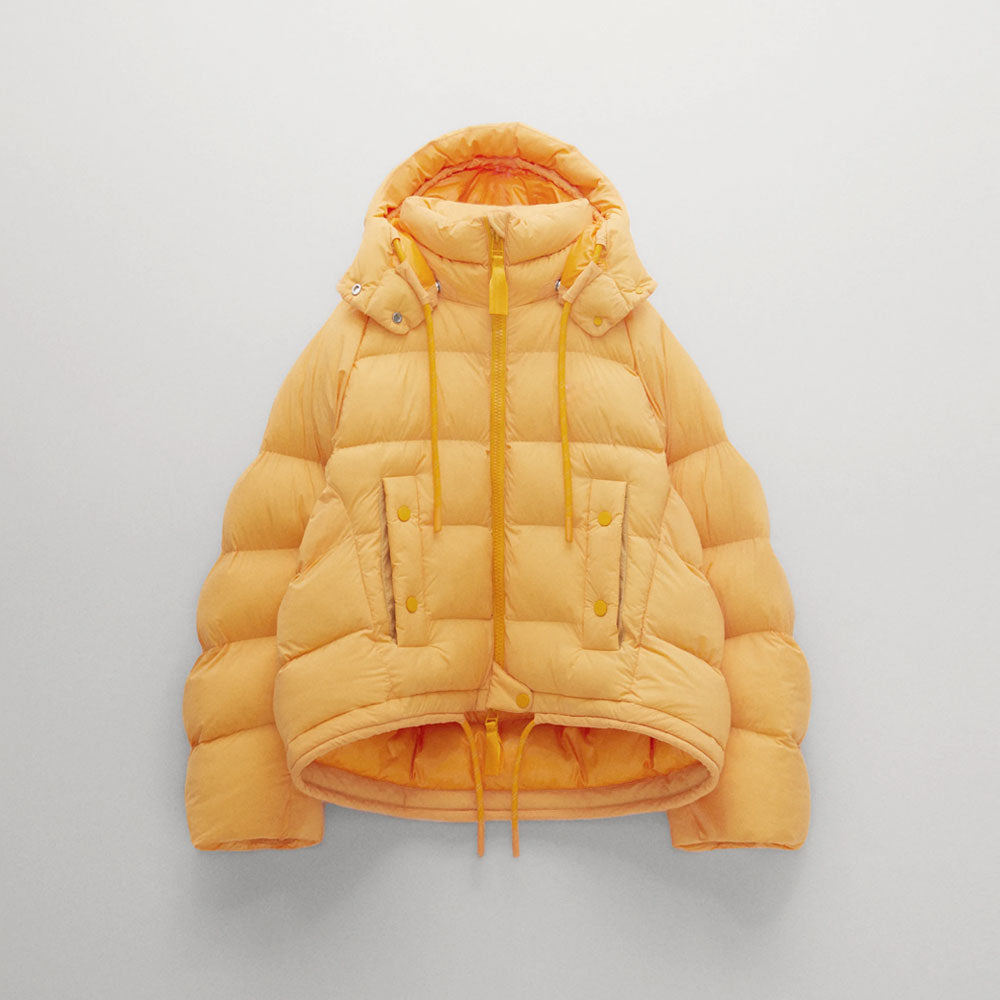 Womens Unique Flare Puffer Jacket