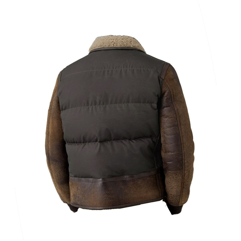 Men's B3 Vintage Brown Leather Jacket | Shop Now