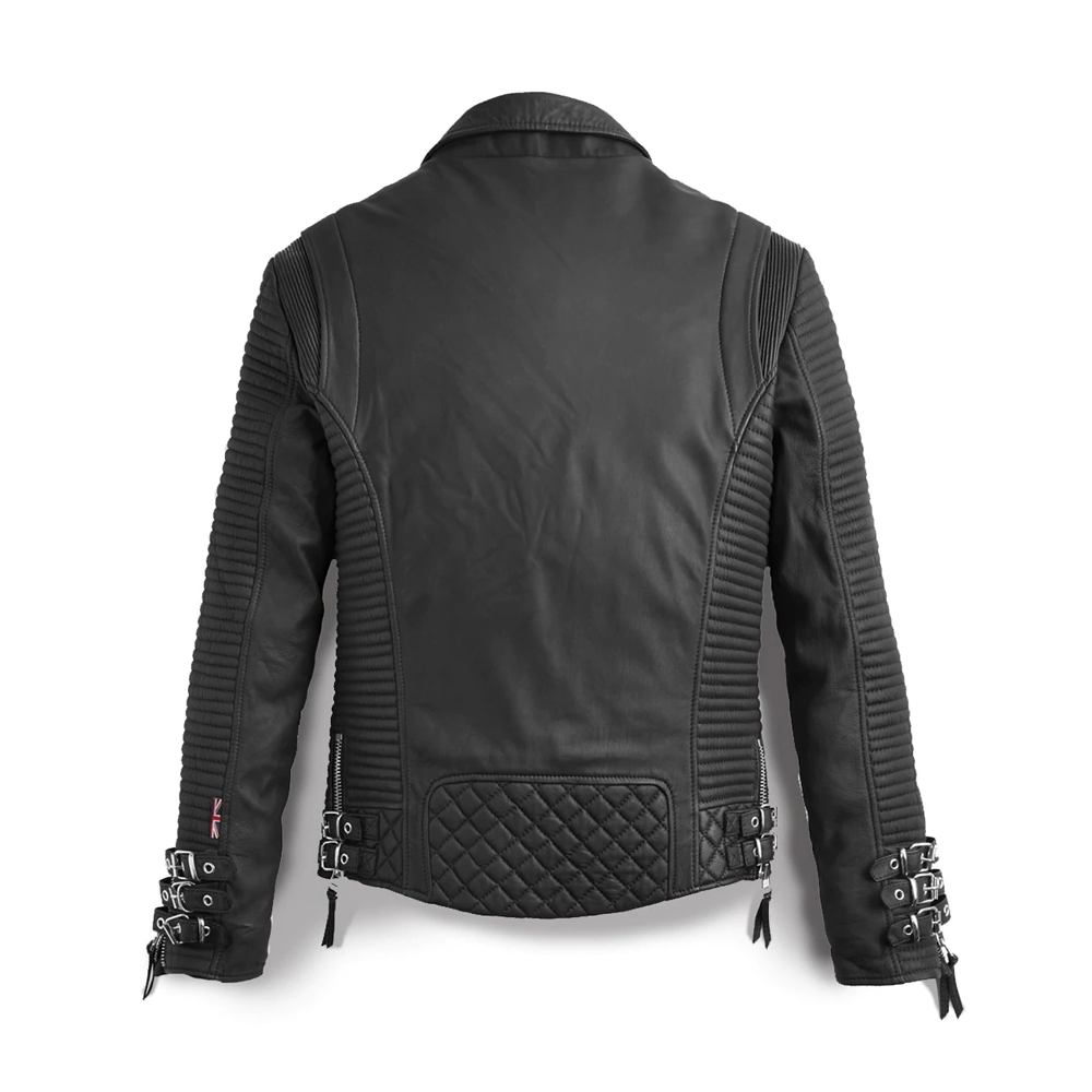 Black Motorcycle Jacket For Men
