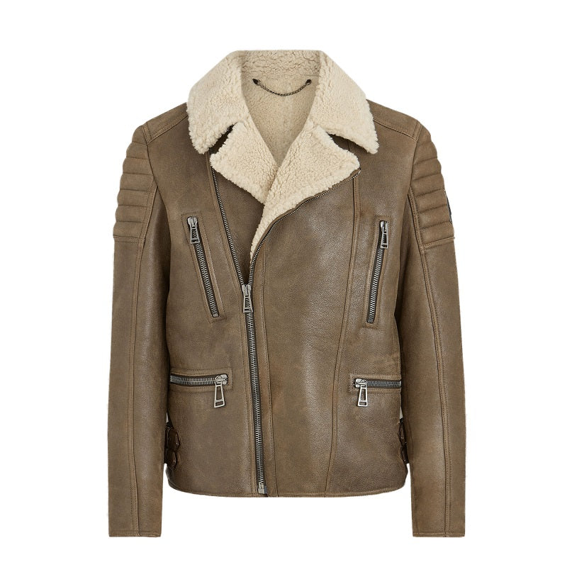 Men’s Brown Vintage B3 Shearling Jacket