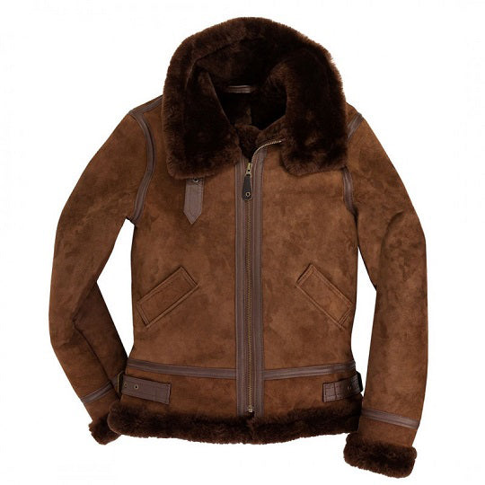 B3 Bomber Suede Leather Jacket
